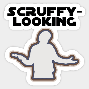 Who's Scruffy-Looking? Sticker